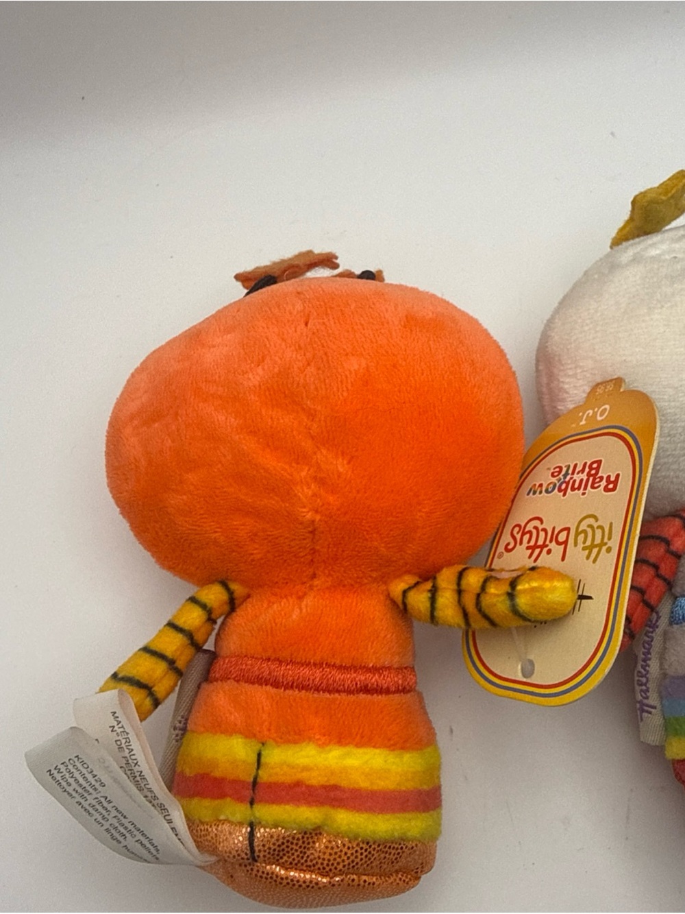 Hallmark Itty Bittys Rainbow Brite Sprites Twink and O.J. plush 4" W/ Tags - Picture 7 of 15